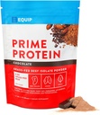 Equip Foods Prime Protein Powder | Clean, Grass Fed Beef Protein Powder | Carnivore Protein Isolate | Paleo, Keto Friendly | Gluten & Dairy Free | Helps Build & Repair Tissue | 30 Servings, Chocolate