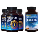 BioEmblemのAntarcticのKrillオイルの補足の臨床的に加えられたTurmiPure - 共同サポート、健康な炎症のタービン 補足