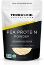 Terrasoul Superfoods Organic Pea Protein (Unflavored, Smooth Texture), 1.5ポンド