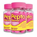 Pepto Bismol Chews、Nausea、Heartburn、Indigestion、Upset Stomach、Diarrhea、72 Total(24の3パック)からの迅速かつ効果的な消化の救済