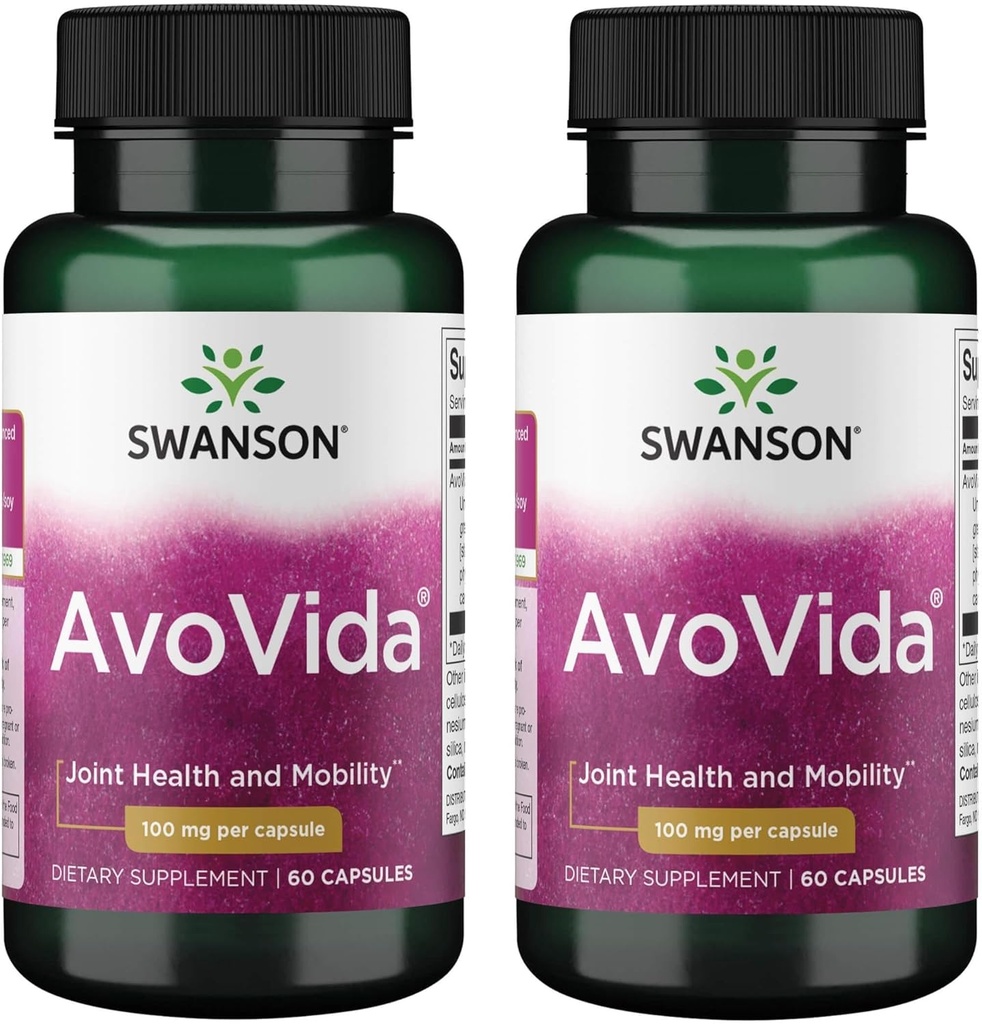 Swanson Avovida 100ミリグラム60カプセル(2パック)
