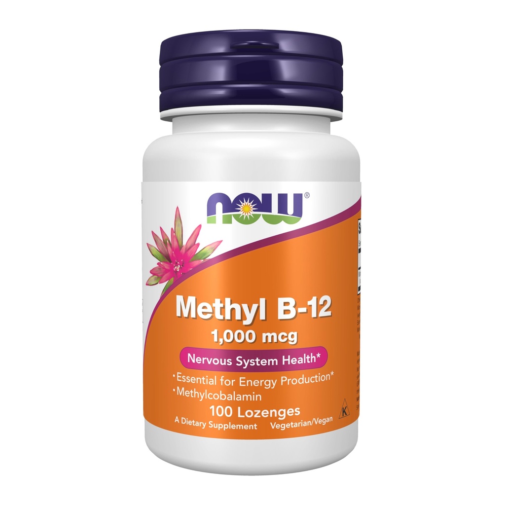 NOWの補足、メチルB-12 (Methylcobalamin) 1,000のmcgの神経系の健康*、100のLzenges