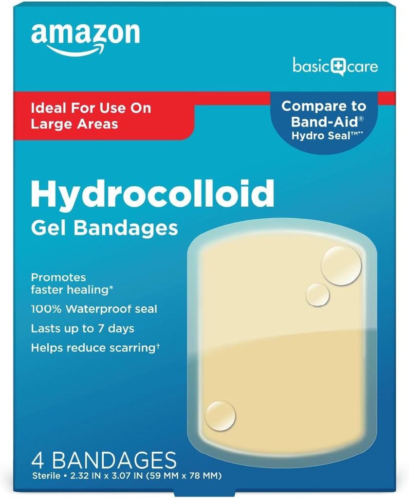 基本的な心配の高度のファースト・ヒーリングのHydrocolloidゲルの包帯、大きい傷のドレッシング、4つのct