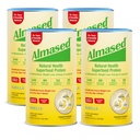 Almasedバニラミール交換シェイク - 低血糖高プラントベースプロテインパウダー栄養体重健康サポートサプリメント - バニラフレーバー - 17.6オンス(1.1ポンド(4パック)