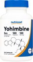 Nutricost Yohimbine HCl 5mgの120のカプセル-グルテンフリーおよび非GMO