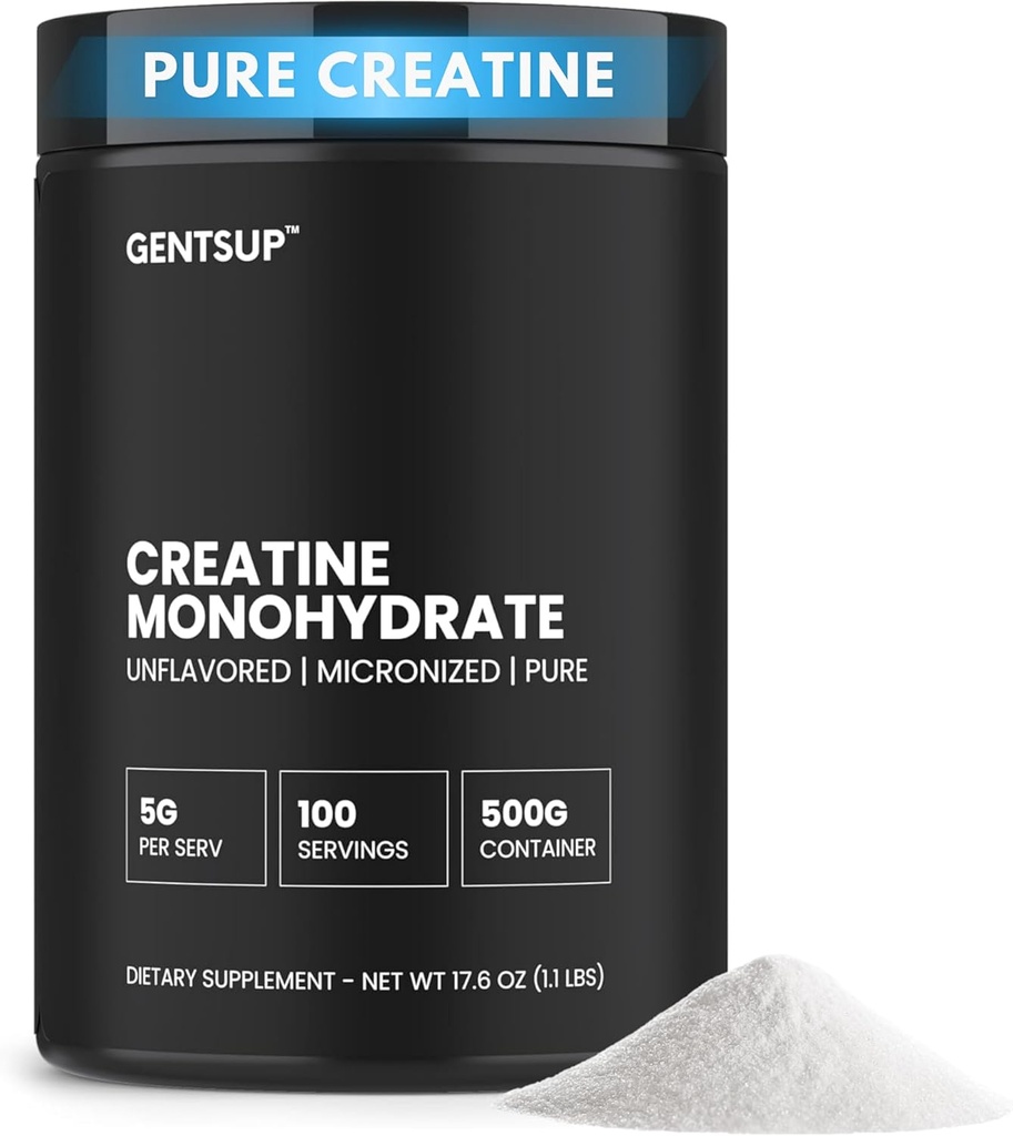 Creapureのクレアチンの Monohydrate の粉–不燃、5000mg、100 のサービング–最も大きい筋肉成長、強さ、性能及び頭脳の健康–非GMO、グルテンフリー、HPLC は、NSF 証明しました