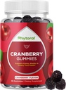Phytoral Extra Strength Cranberry Gummies for Women - Delicious Potent Supplement and Men Bladder Kidney Urinary Tract Health Support Daily Vitamins (30 Servings)