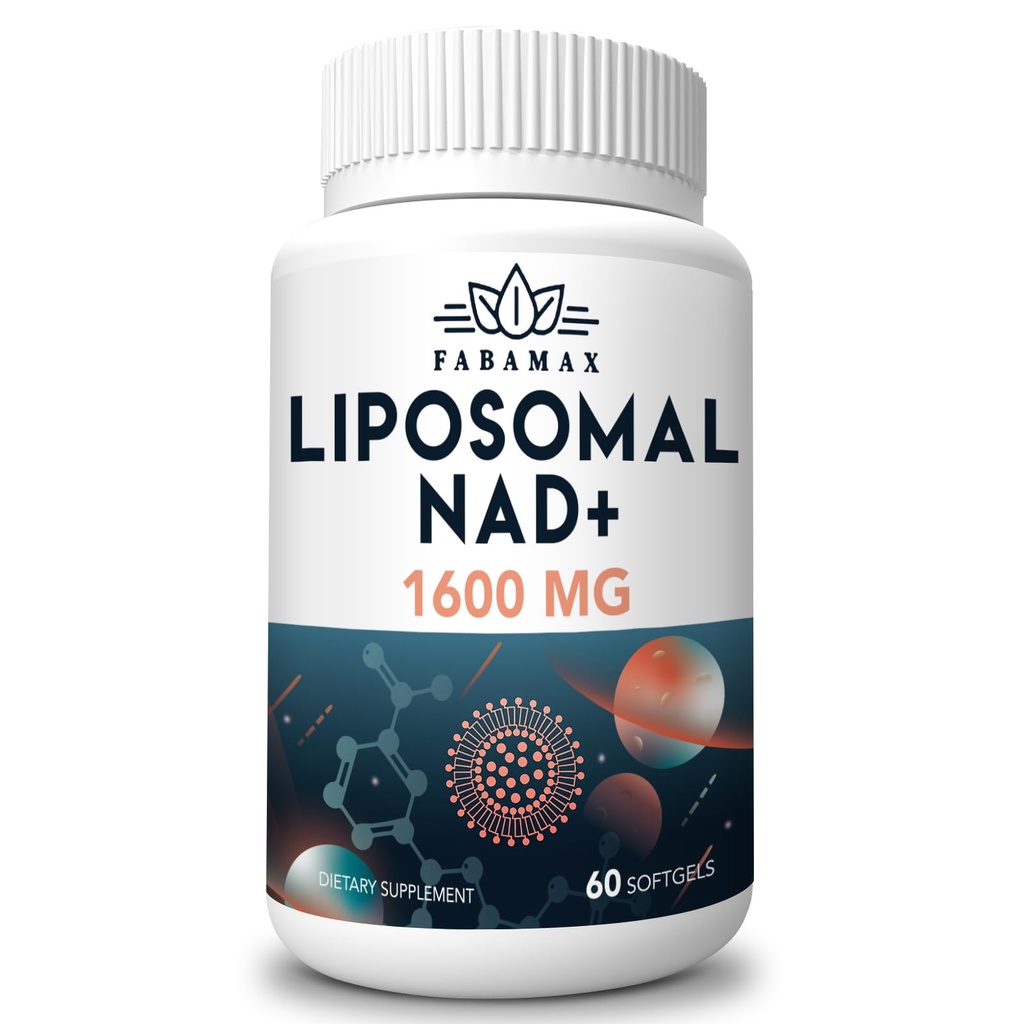1600のmgのリポソームのNADの補足、98%の純粋なNAD+の補足、優秀な吸収、別名でNicotinamideのリボシドまたはNADHに老化の防衛、エネルギー、長寿、60のSoftgelsのためのブーストに代わります
