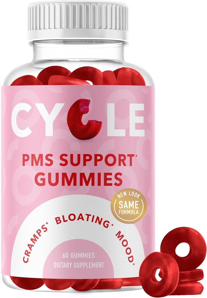 PMSリリーフガミー | ホルモンバランス, ブロッキング, ホルモンのアクネ & 気分のスイングサポート | 女性のための期間サポートビタミン | ビーガンガミーサプリメント チャステベリー | ドンキア, クランベリー, ビタミンB6