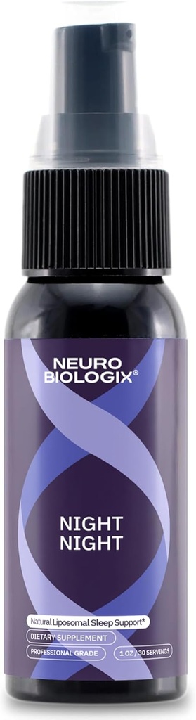 ナイトナイトナイトナイトリポソームスプレー - メラトニン&GABAによるノンハビット形成睡眠サプリメント - リラックス&ポジティブムードを促進するための高速吸収睡眠スプレー - アレルゲンフリー&ビーガン