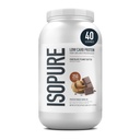Isopureの低い炭水化物100%の純粋なWheyの隔離蛋白質の粉、Lactoseはビタミン、チョコレートピーナツのバターと、サービングごとの25g蛋白質、3つのLbs、40のサービング(包装5月Vary)と放します