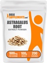 BulkSupplements.com Astragalusエキスパウダー - Astragalus Rootパウダー、ハーブサプリメント - ビーガン&グルテンフリー、給食当たり500mg、100g(3.5オンス)(パッケージ1)