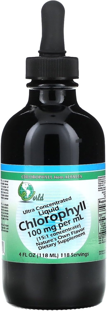 世界のORGANIC LiqのChlorophyll 15:1のコンセントレート、0.02ポンド