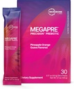 Microbiome Labs MegaPre Prebiotic Fiber Powder for Women, Men & Kids - Pre-Dosed Prebiotic Fiber Supplement Powder with Clinically Tested Oligosaccharides - Pineapple Orange Guava (30 Drink Packets)