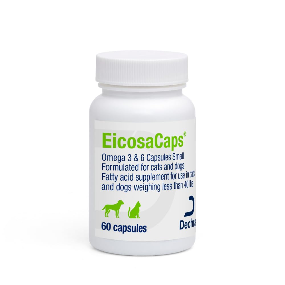 EicosaCaps® Omega 3 & 6 犬と猫のためのカプセル, 120 ct