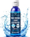 KEY NUTRIENTS トレースミネラル 水分補給のための液体電解液 4oz - 電解液ドロップ、電解液水、ケト電解液 - 飲料水のためのミネラルドロップ