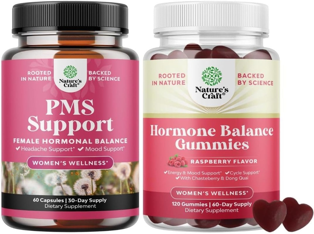 DIM、Chasteberry、Black Cohosh、Ashwagandha for Period Cramps Menopause Bloating MoodスイングとホルモンバランスGummiesサポート ビタミンB6&ドンキア付き月経サイクル