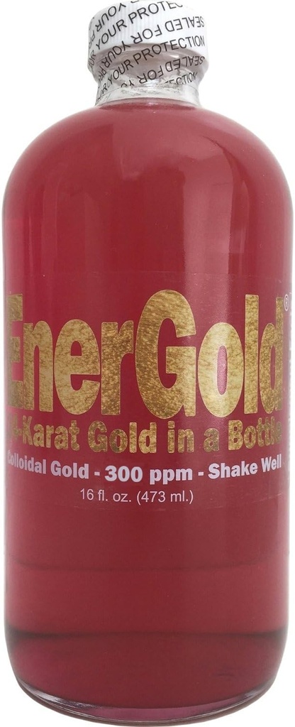 EnerGold® 99.99%-Pure Ultraconcentrated 200-ppm Ruby-Red Colloidal Gold。 放射線とEMFの分離、DNAの修復、Pineal Glandの再生、体のすべてのTissuesの活性化、あなたのAuraを活性化、...