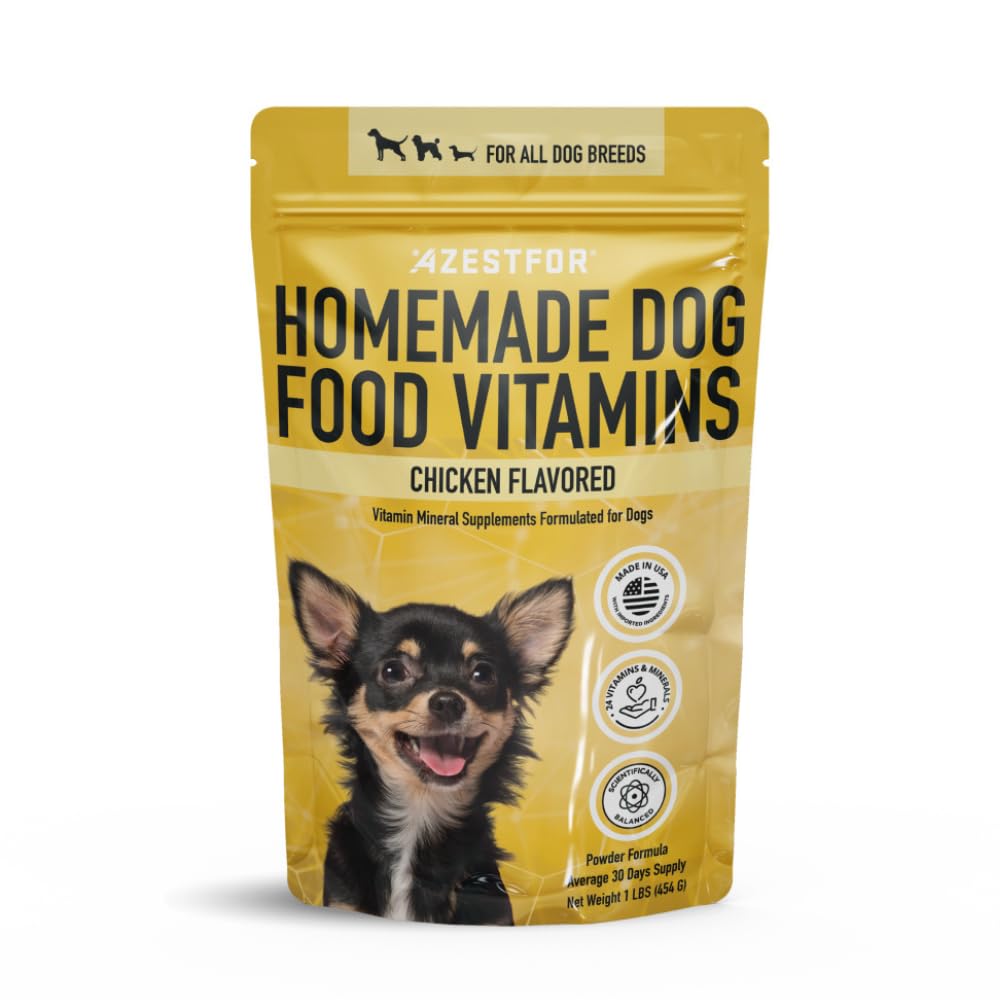 米国で作られたAzestforの自家製犬のフードサプリメント犬のビタミンは、ホリスティック全フードダイエット生バーフすべての品種の子犬大人16ozパウダーに追加