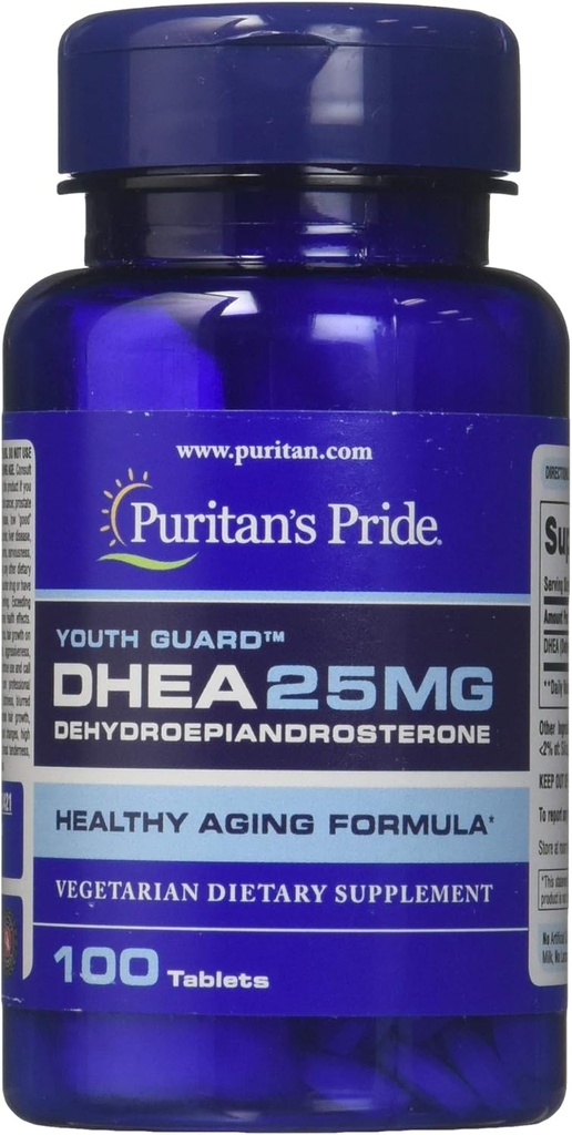 Puritan's Pride DHEA 25 mg 錠, 100 カウント
