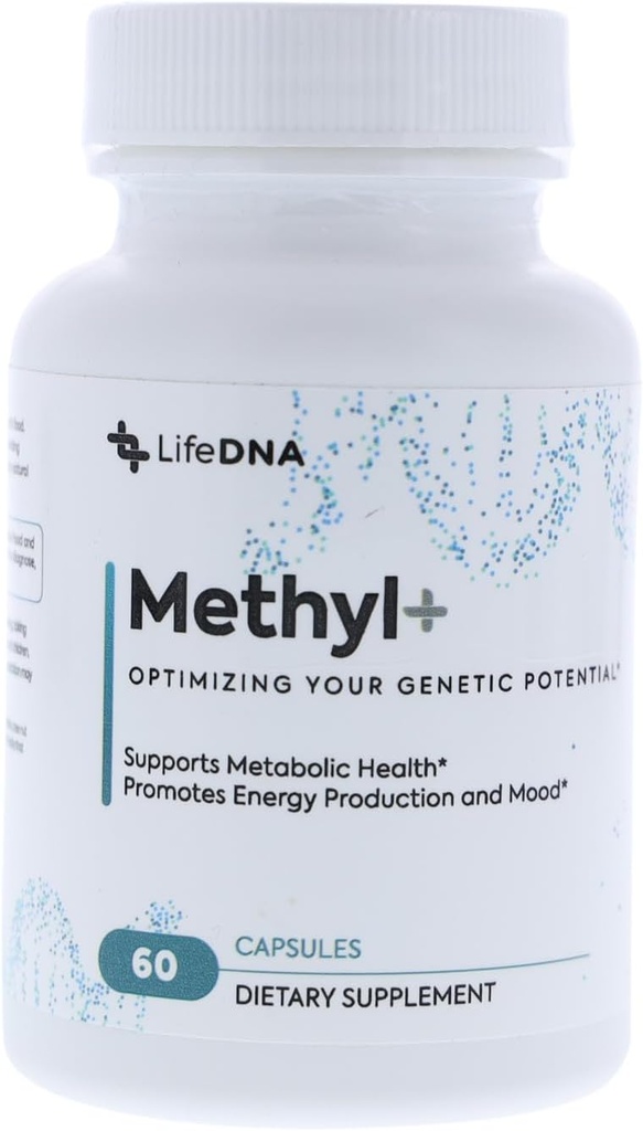 LIFEDNAメチル+ Methylfolate - TMGによって最大限に活用されるHomocysteine、頭脳、心臓血管及びNeurotransmitterサポートが付いているMethylated FolateのMultivitaminの複合体