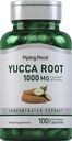 Piping Rock Yucca Root Supplement | 100 Count | Concentrated Extract | Herbal Capsules | Non-GMO, Gluten Free