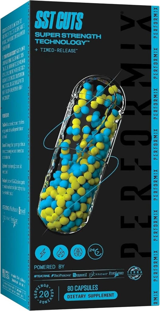 PERFORMIX SSTは、超強度技術 - エネルギー、フォーカス&モッド - 向知性、カフェイン、ジクロム&ティークリン - 男性と女性のためのプレワークアウトサプリメント - 80 サービング