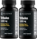 Nugenixは人エキスのためのTribulus Terrestris-95%の合計のサポニン、1000mg高い効力、余分強さ、120の計算をエッセンシャルします