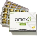 Omax3 Natural Omega 3 Fish Oil Pills 1500 MG EPA DHA - Omega3 Fatty Acid Supplements Muscle & Joint- Gluten Free, Wild Caught, Non GMO, 30-Day Supply Blister Packed (1 Box)