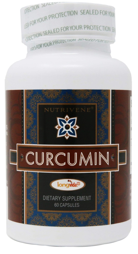 クルクミン、Nutrivene (500のmg、60のカプセル)によるLongvidaTM
