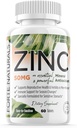 亜鉛50mg、(60錠)、敏感な胃、免疫サポート、皮膚&髪、ビーガン亜鉛サプリメント、米国で作られた非GMO