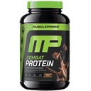 MusclePharmのコンバットの蛋白質の粉、チョコレート ミルクの味、生産的なワークアウトのための燃料筋肉、5つの蛋白質の源はWheyの蛋白質の隔離剤及び卵のアルブミン、グルテンフリーの2のlb、24のサービングを含んでいました