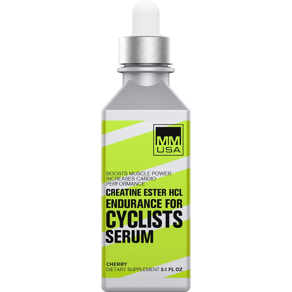 MMUSA Cyclist-最適化されたクレアチンセラム。 循環スポーツのパフォーマンスを増幅し、ニトリクライドレベル、スタミナ、エネルギー、持久力&フォーカスをブーストします。 戦いの疲労及び乳酸は造ります。チェリー、5.1 Fl Oz