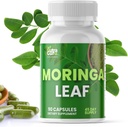 Moringa Capsules – 90 Pure Moringa Powder Capsules Packed with Nutrients for Immune Support, and Daily Health