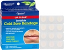 Quantum Health Lip Clear Invisible Cold Sore Patchs for Lips Help Soothe Shield & Hide Cold Sores - 助けは汚染を防ぎます - 女性と男性のためのFever Blister Bandages - 12 カウント