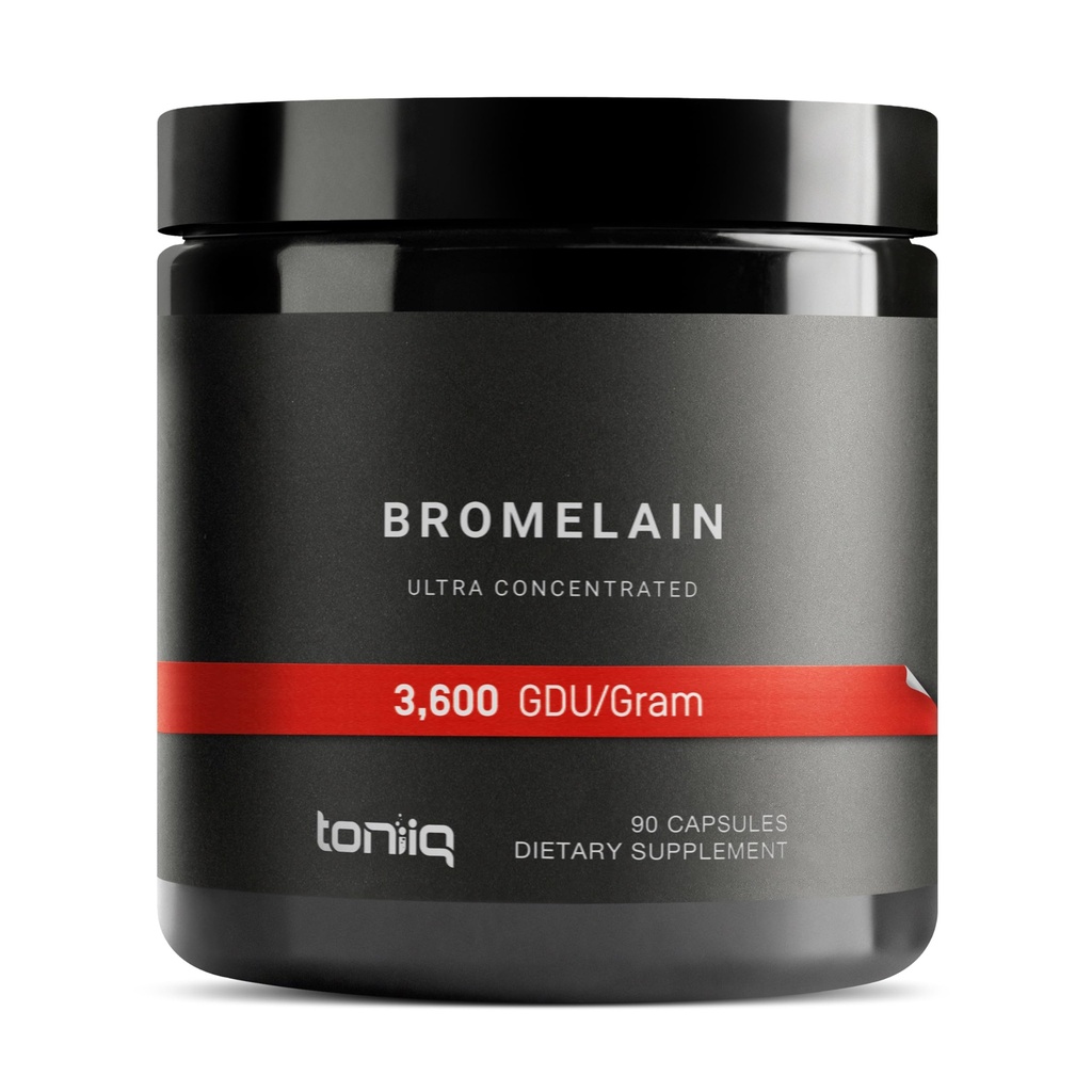 超高強度Bromelain 1000mg - 3600 GDU/Gram - 高度に集中し、Bioavailable - サードパーティ製テスト式 - 90ベジタリアンカプセル - 容器ごとの45サービング - Bromelainサプリメント