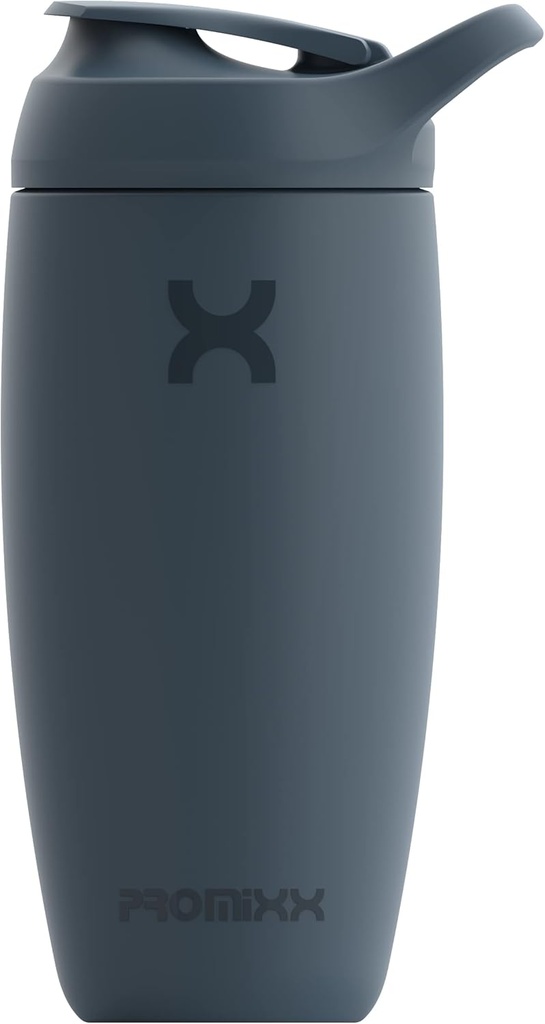 Promixxの追求のシェーカーのびん-絶縁されたステンレス鋼のシェーカーのコップ- 18oz - Midnightの青