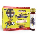 GirafKids 子供のためのスーパービタミン 4 歳 | 10 瓶詰め 免疫サポート&エネルギーのための液体マルチビタミン | 12 ビタミン | おいしい森の果実味 | ロイヤルゼリー&プロポリスに配合