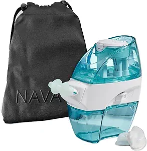 Navageトラベルバンドル - 鼻灌漑システム - 1ノーズクリーナー、30塩ポッドと黒の旅行バッグとサリン鼻リンスキット