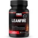 力率のLeanFireの緑の茶エキスおよびカフェインが付いているプレワークアウトのエネルギー丸薬はエネルギーを高めるために、リーン筋肉、黒、30の計算を造ります(パッケージ1)、パッケージ5月Vary