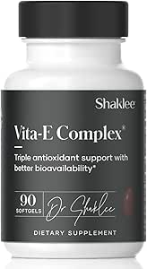 Shaklee - ビタミンE - 心、脳、および前立腺の健康をサポート - 無料のRadeicals Vita-E® 400 IUタブレットとSeleniumとブドウ種子エキス - 90 Softgels