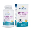 ノルディックナチュラルズコンプリートオメガ、レモンフレーバー - 120 ソフトジェル - 565 mg Omega-3 - 追加GLAとEPA&DHA - ヘルシースキン、認知、ポジティブム - 非GMO - 60 サービング