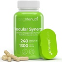 LongLifeNutri Diosmin Hesperidin Complex、Vascular Synergy 1000mg/300mgの最適循環及び静脈サポート:240カプセル、120のサービング、米国製4か月の供給
