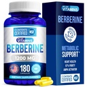 ビタミンBerberineの補足、1200mgの純粋な最高の強さのBerberine HCL - 180のベジタリアンのカプセル(グルテンフリー、非GMO) - 90のサービングを好みます