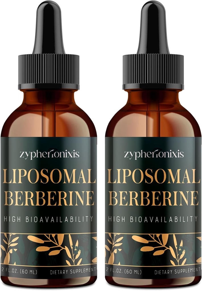 Liposomal Berberineの低下の補足3000mg -高い吸収AMPKの活発化装置、Ceylon Cinnamon及びイム及び消化のためのジンジャーとの有機性Berberine HClの複合体(4のflのoz)