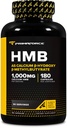 Primaforce HMB (ベータ ヒドロキシベータ メチル酪酸塩) 1000mg、180カプセル(カプセルごとの500mg) -グルテンフリーおよび非GMOの補足
