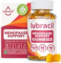 Lubracil 女性のための月経閉止グミー - ホットフラッシュ、ナイトスウェット、気分のスイング、ホルモンバランスのための月経サラウンドサプリメント - ブラックコホッシュ&アシュワガンダと毎日のビタミン - 60グミ(パッケージ1)