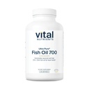 Vital Nutrients Ultra Pure Fish Oil 700 - 心臓、脳、および関節の健康をサポート* - Sustainably Sourced High EPA&DHA Omega-3脂肪酸 - レモン風味 - グルテン、酪農場&大豆無料 - 120 Softgels
