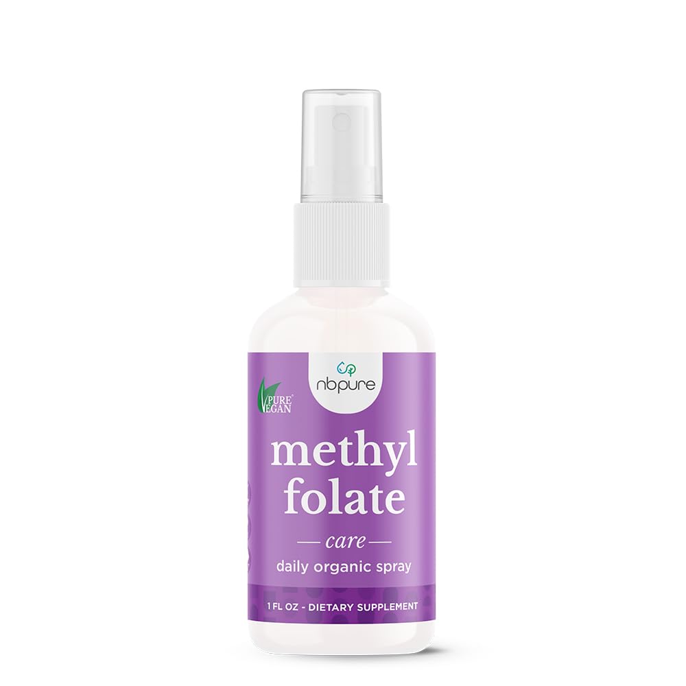 nbpureのMethylfolateのビタミンB9のスプレーの補足、液体の葉酸のスプレー、1つのoz
