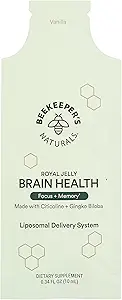 Beekeepers Naturals Brain Health Royal Jelly Liposomal SGL, 0.34 Fz, オーストラリア